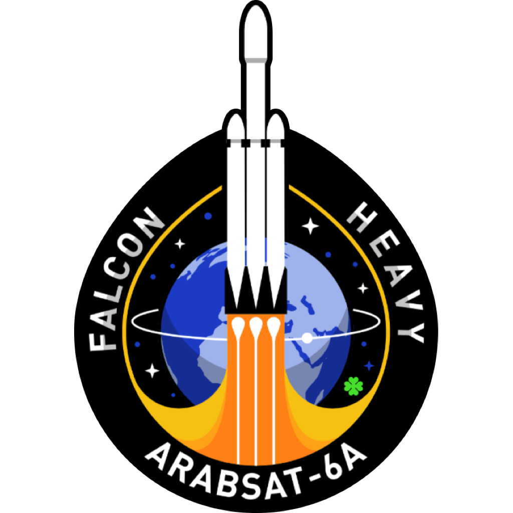 Mission patch for Arabsat-6A