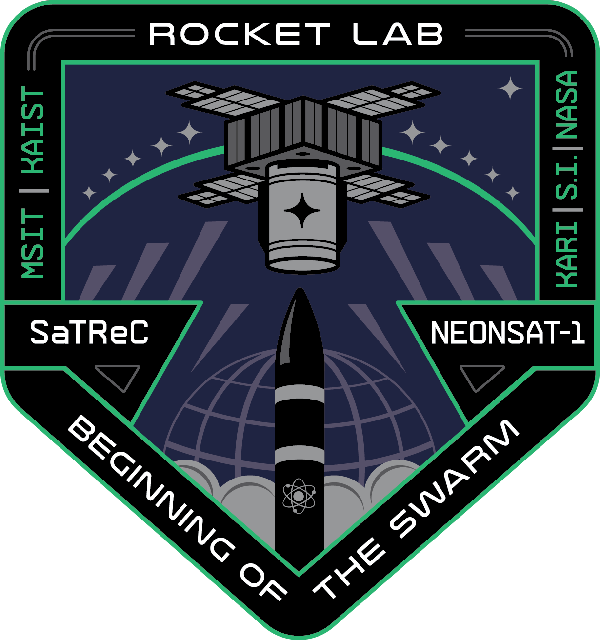 Mission patch Beginning of the Swarm