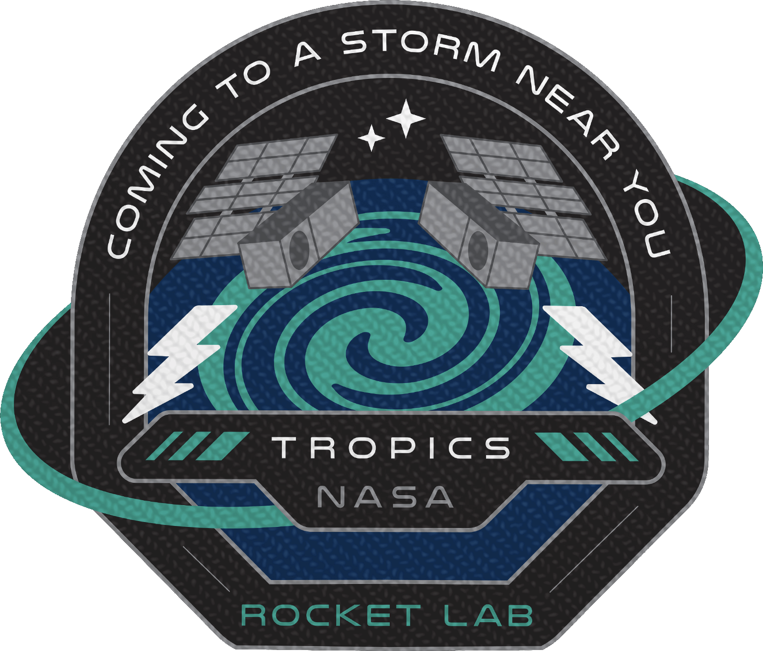 Mission patch for TROPICS-3
