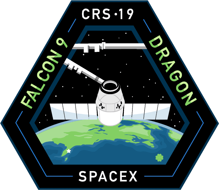 Mission patch CRS-19 SpaceX Mission Patch