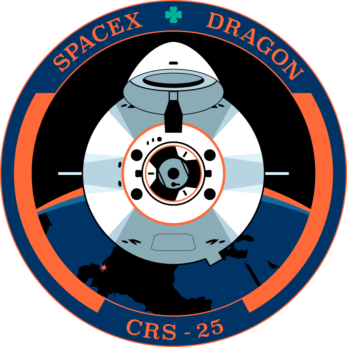 Mission patch CRS-25 SpaceX