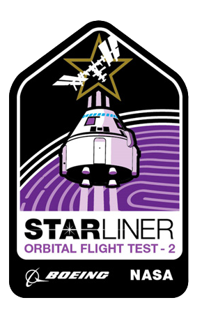 Mission patch for CST-100 Starliner Orbital Flight Test