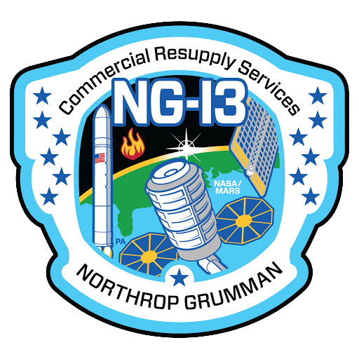 Mission patch for Cygnus CRS-2 NG-13 (S.S. Robert H. Lawrence.)
