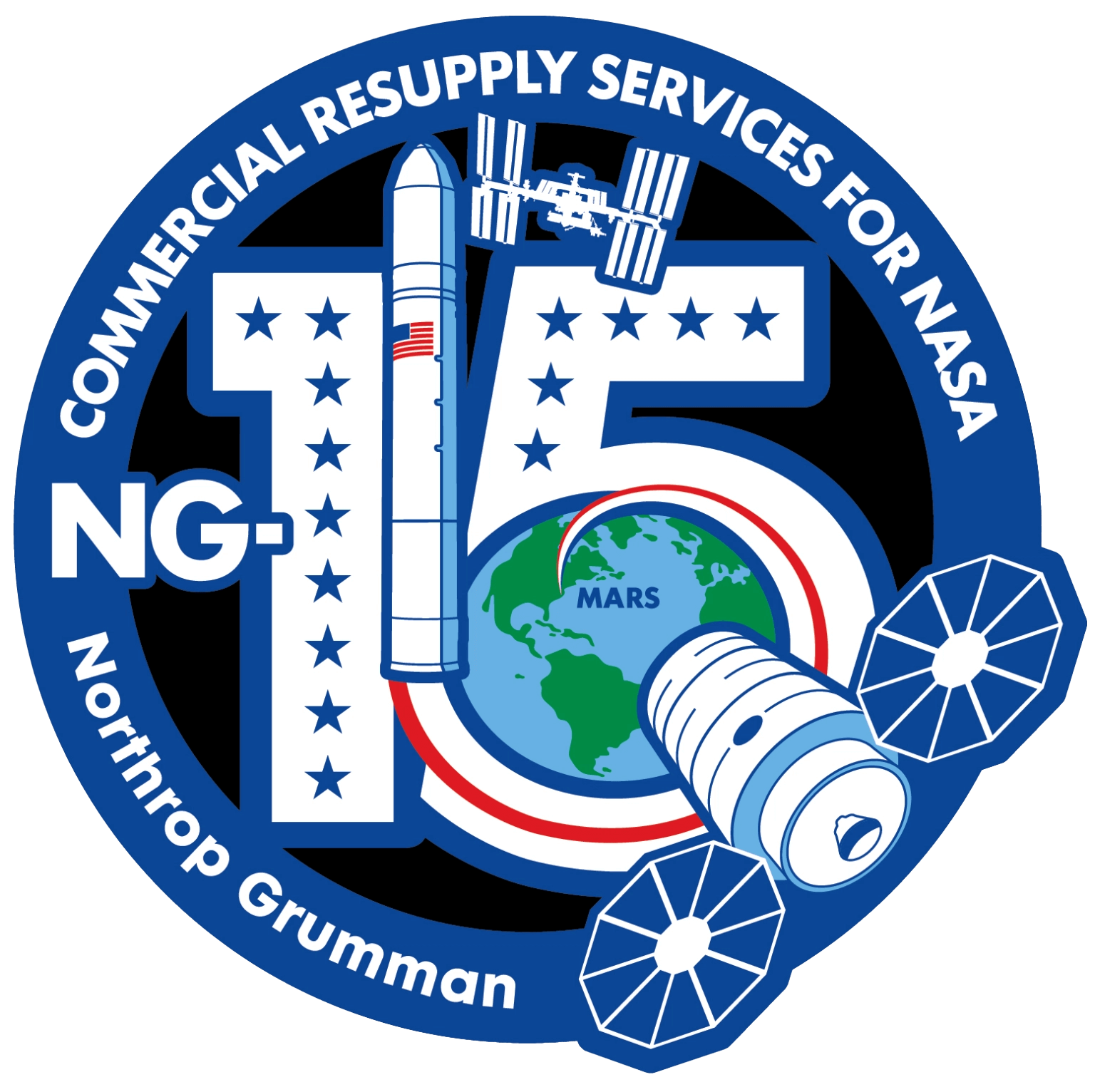 Mission patch Cygnus CRS-2 NG-15 (S.S. Katherine Johnson) Patch