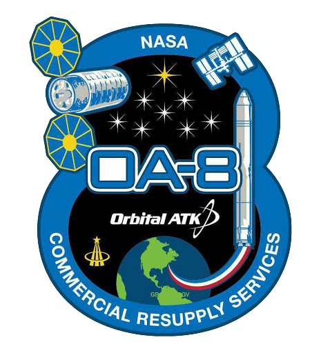 Mission patch for Cygnus CRS OA-8 (S.S. Gene Cernan)