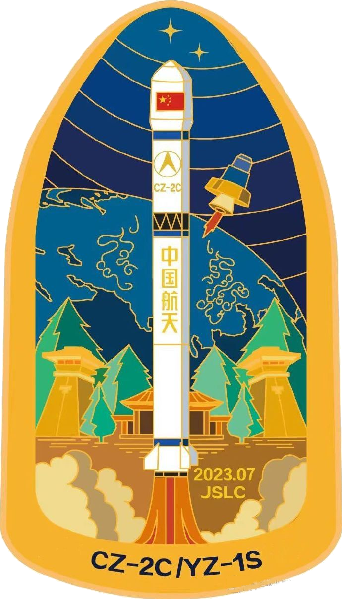 Mission patch for 2 x SatNet test satellites