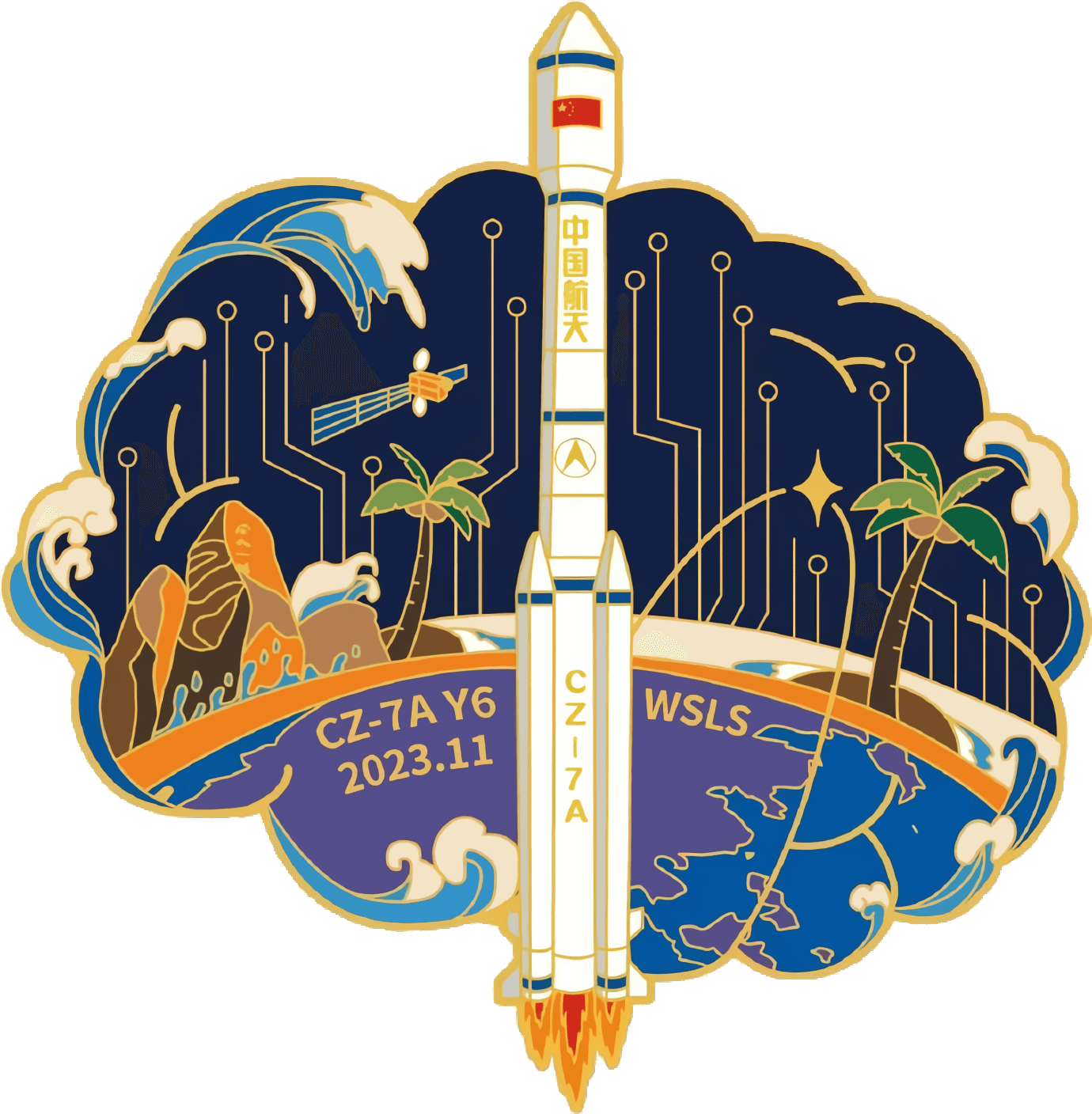 Mission patch for TJSW-10