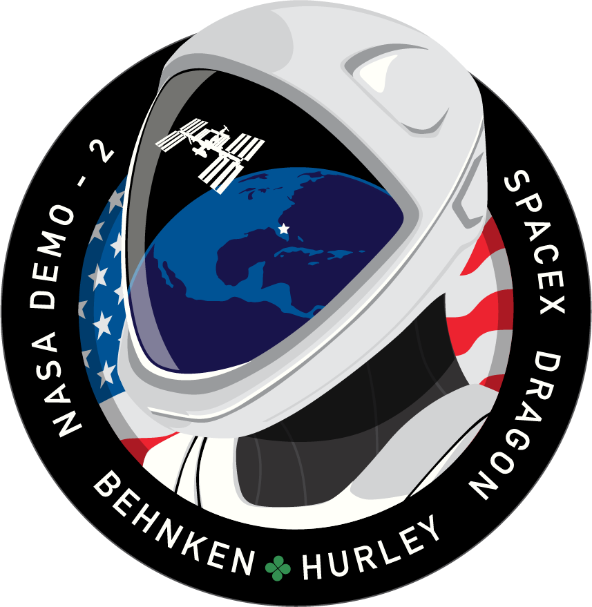 Mission patch DM-2 SpaceX Mission Patch