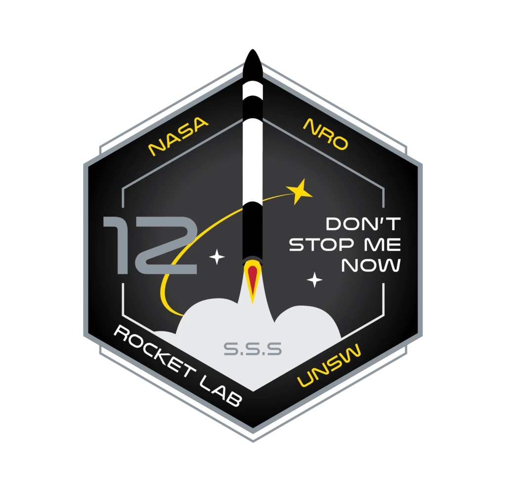Mission patch for Don't Stop Me Now