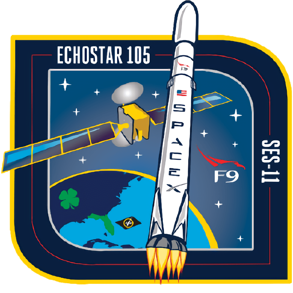 Mission patch for Echostar 105/SES-11