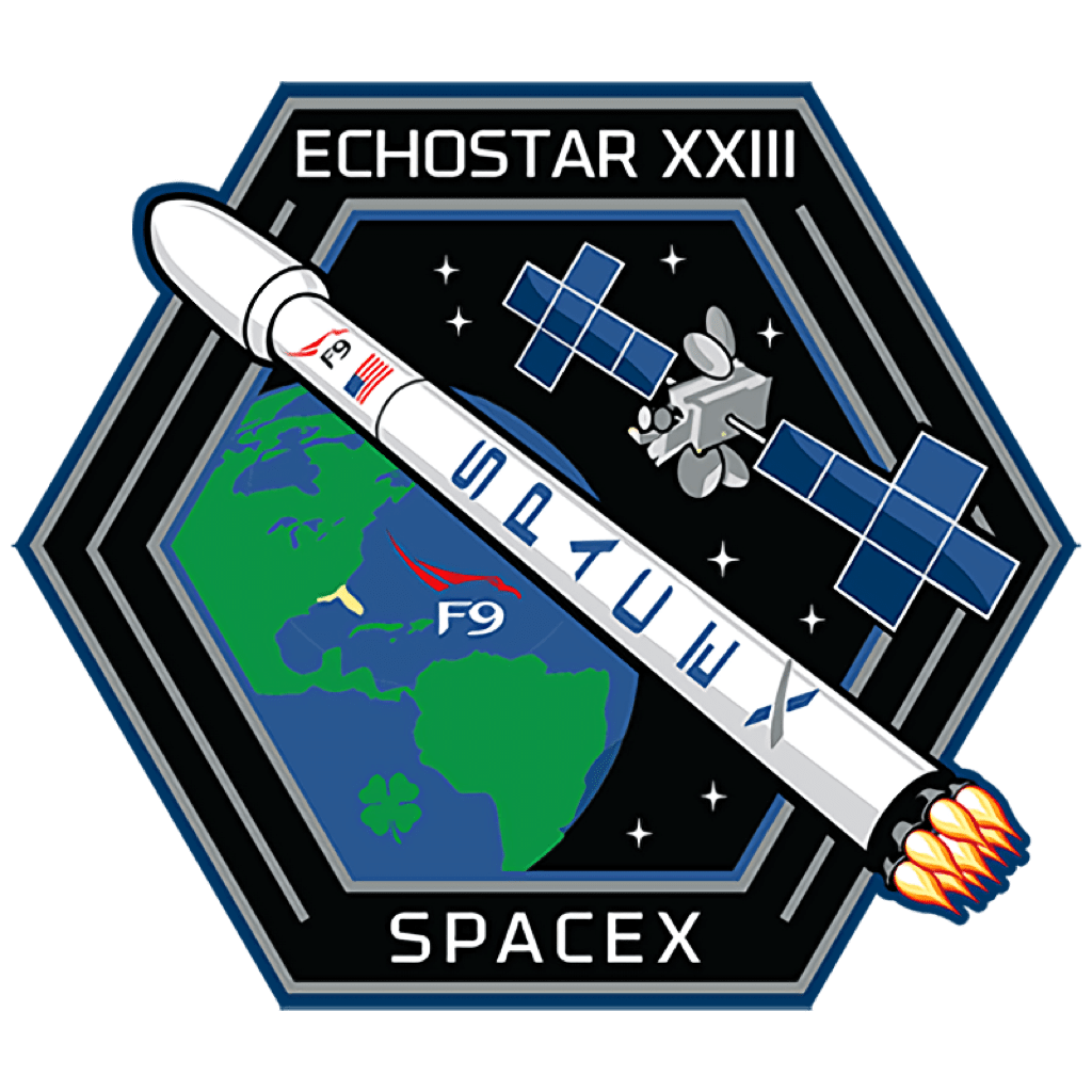 Mission patch for Echostar 23