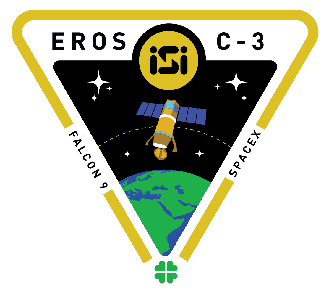 Mission patch for EROS-C3