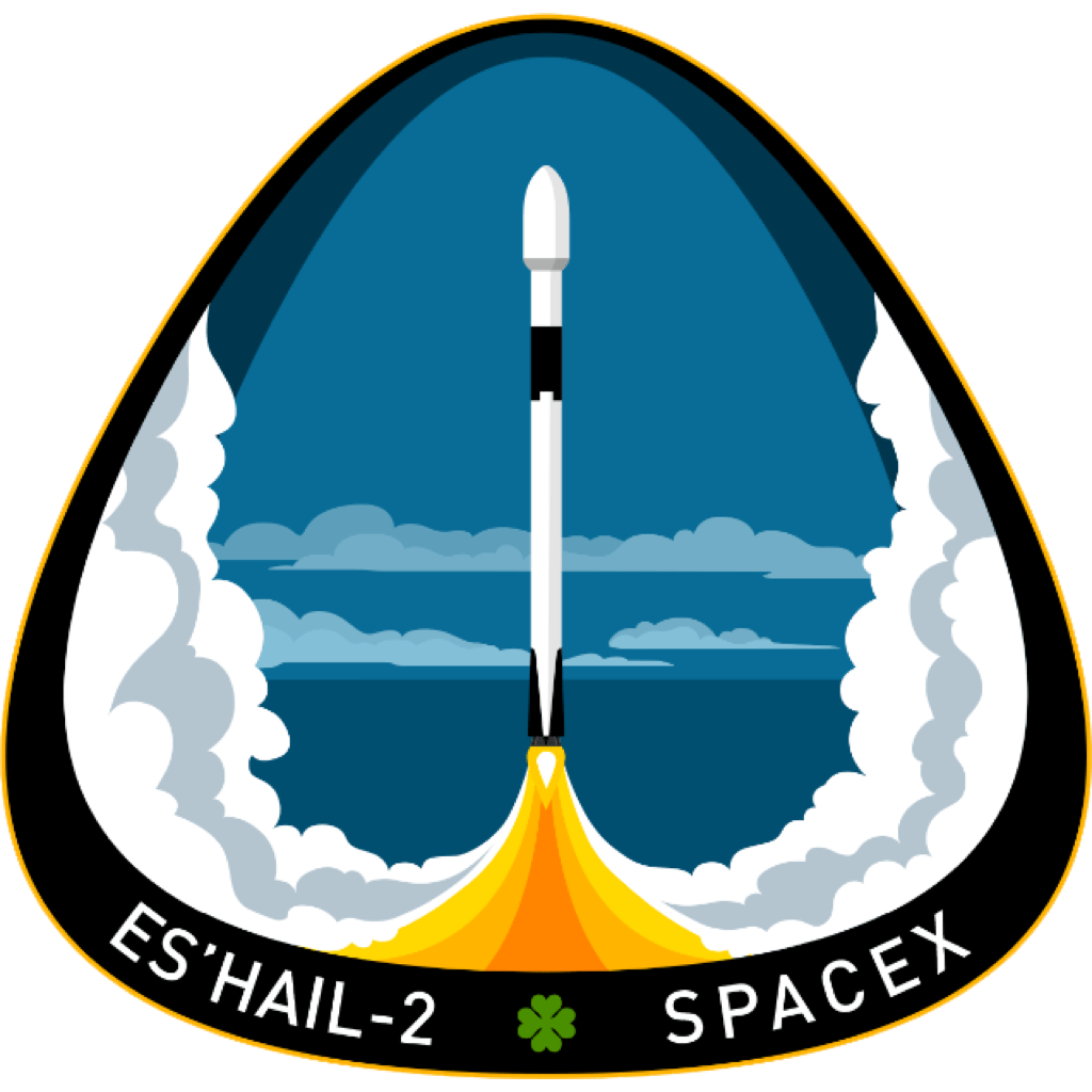 Mission patch for Es'hail 2
