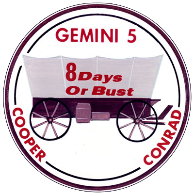 Mission patch for Gemini V (Gemini 5)