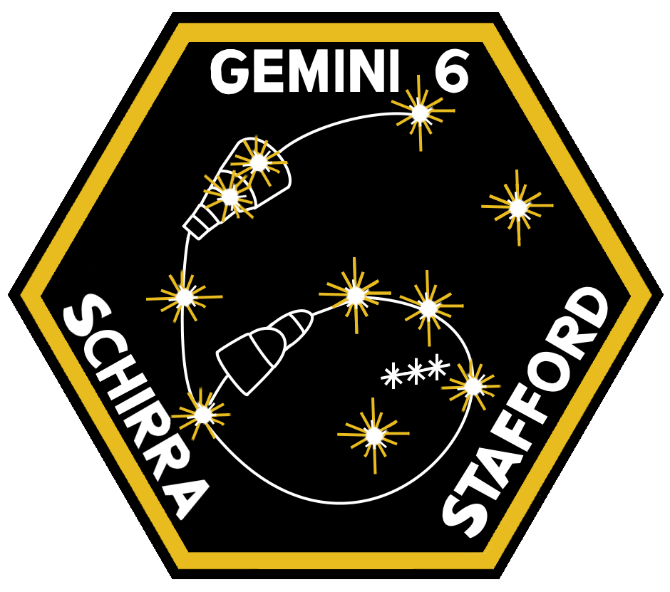 Mission patch for Gemini VI-A (Gemini 6A)