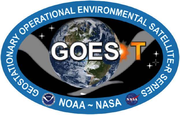 Mission patch for GOES-T