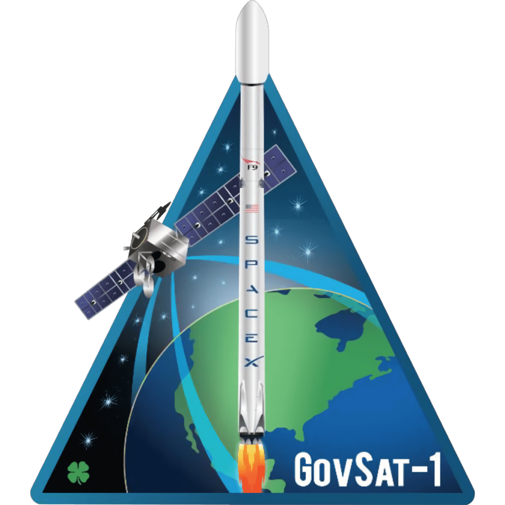 Mission patch for GovSat (SES-16)