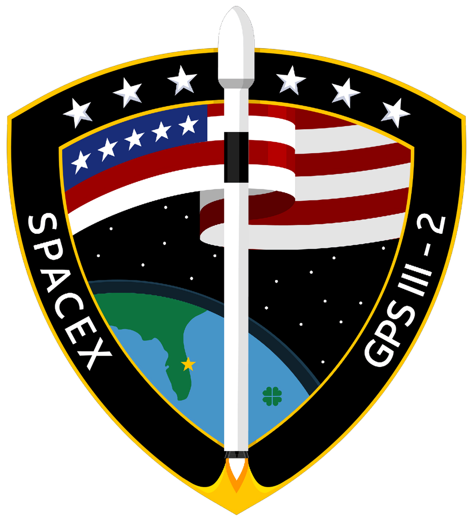 Mission patch GPS-III SV01 SpaceX Mission Patch