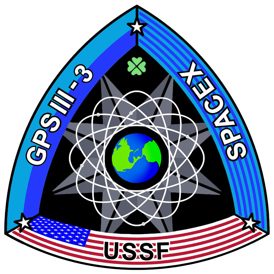 Mission patch GPS III SV03 SpaceX Mission Patch