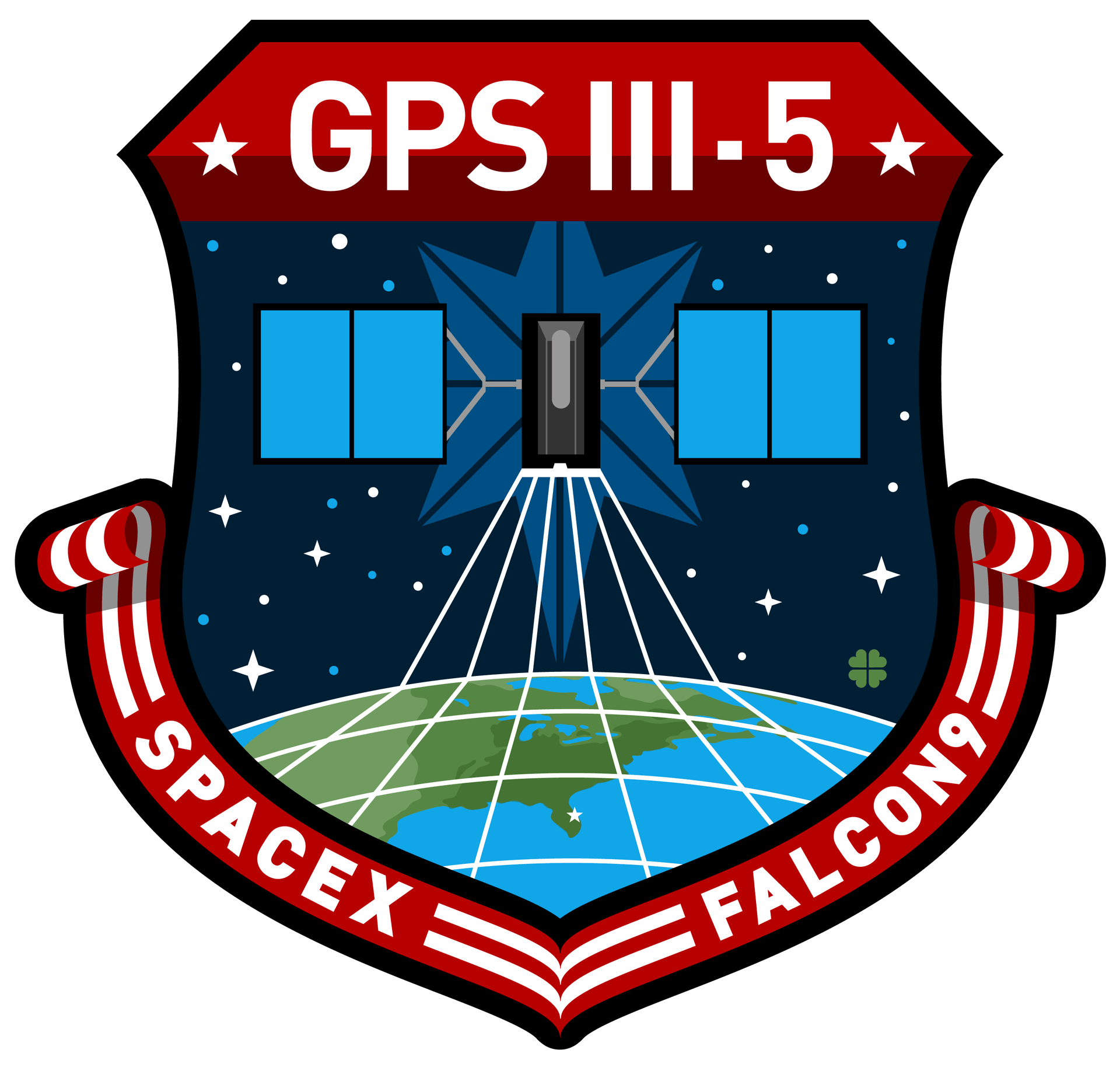Mission patch GPS-III SV05 SpaceX Mission Patch