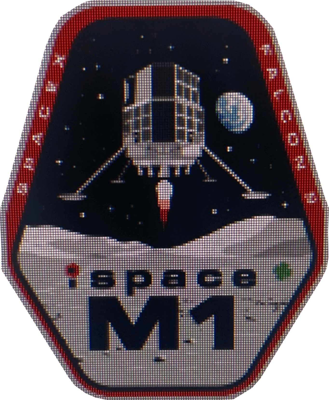 Mission patch for Hakuto-R M1 & Lunar Flashlight