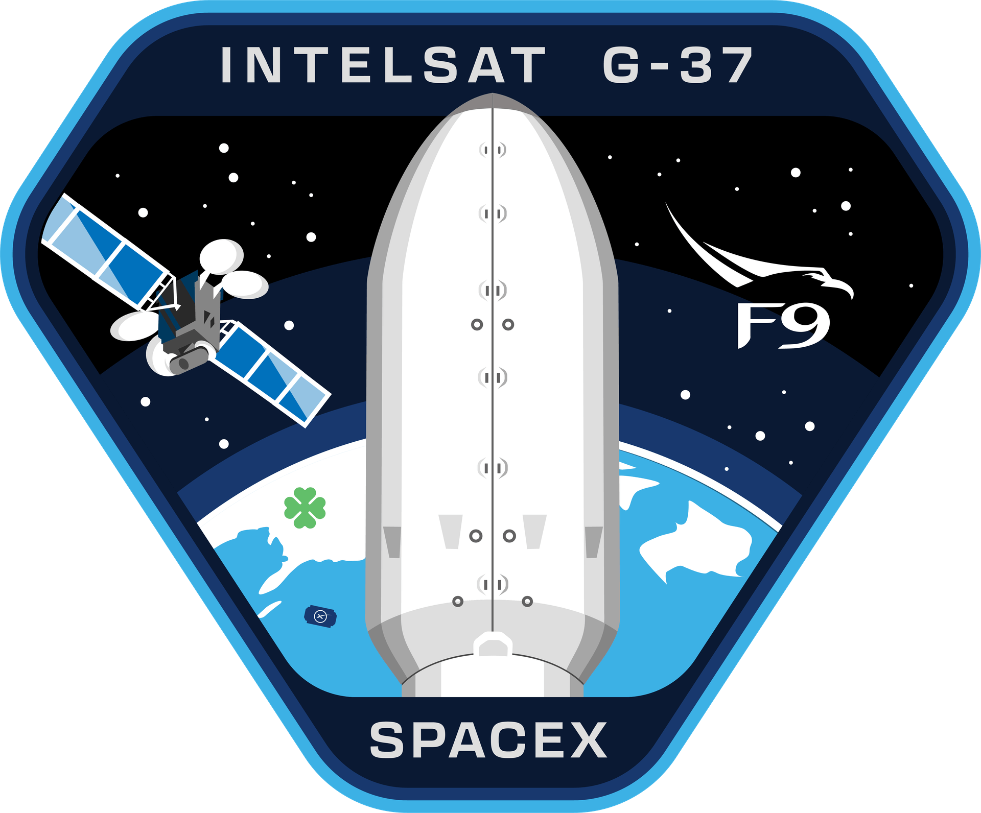 Mission patch for Galaxy 37