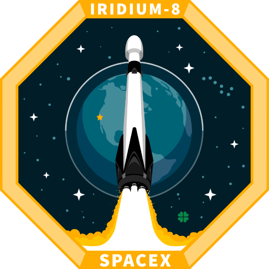 Mission patch for Iridium-8