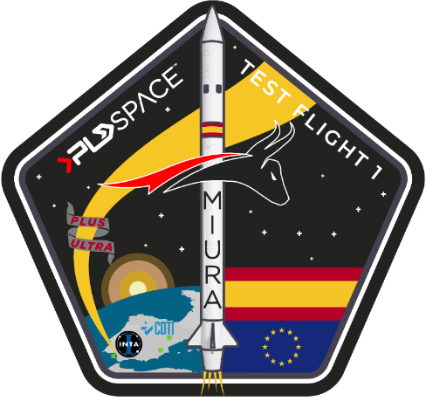 Mission patch for SN1 Test Flight