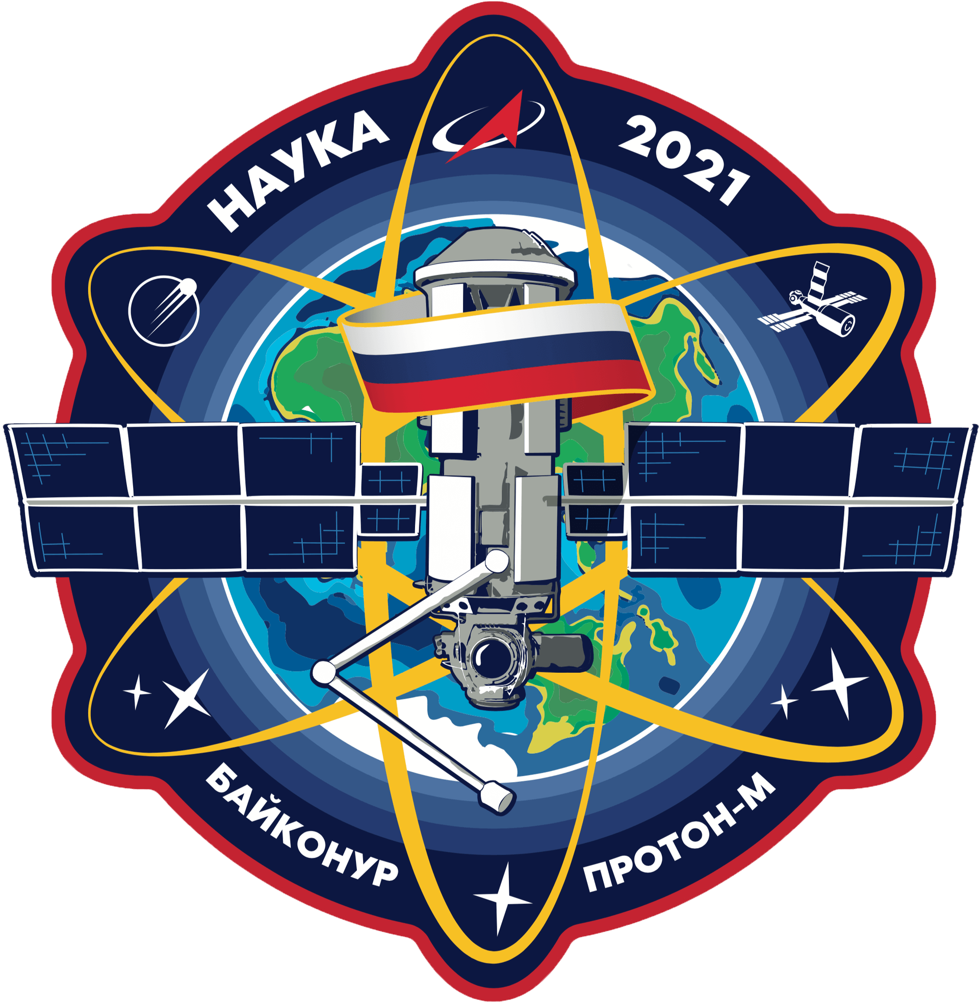 Mission patch for MLM Nauka