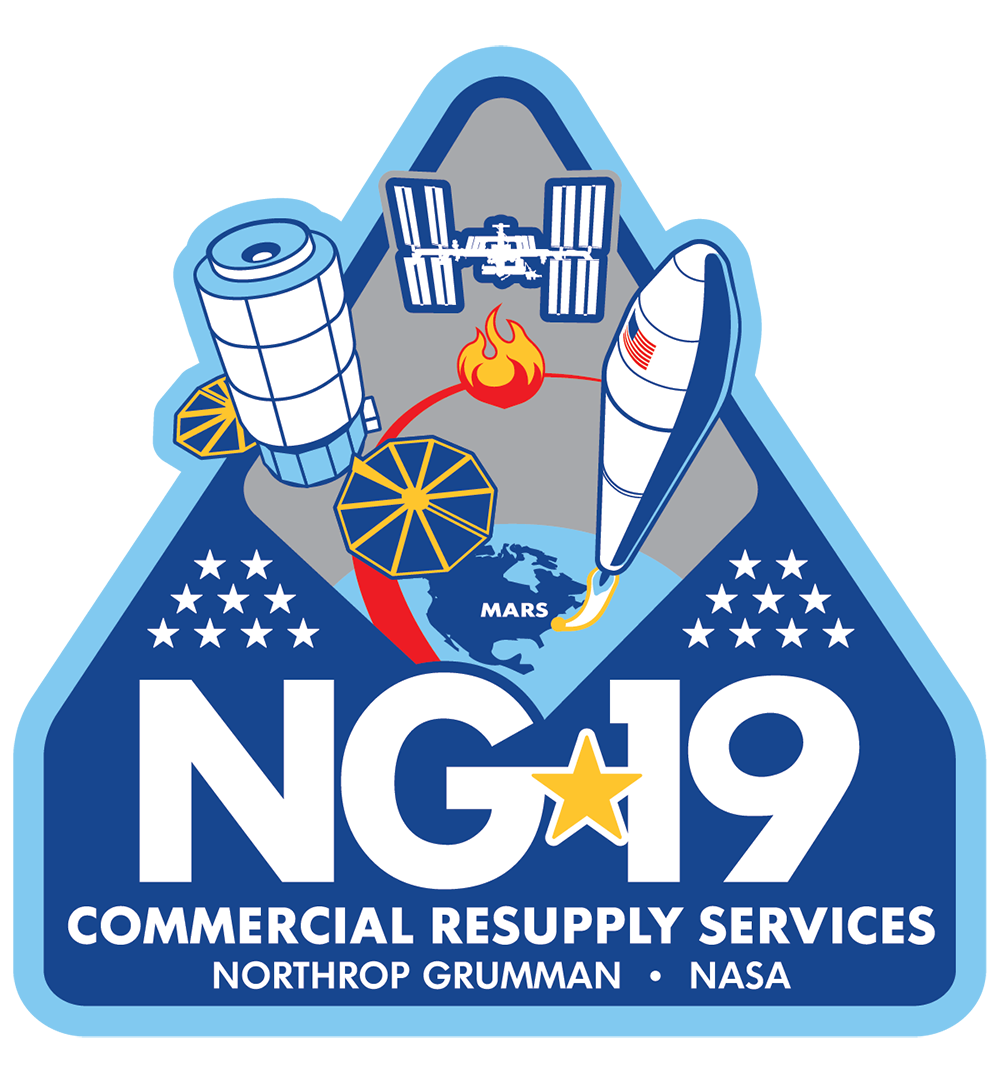Mission patch for Cygnus CRS-2 NG-19