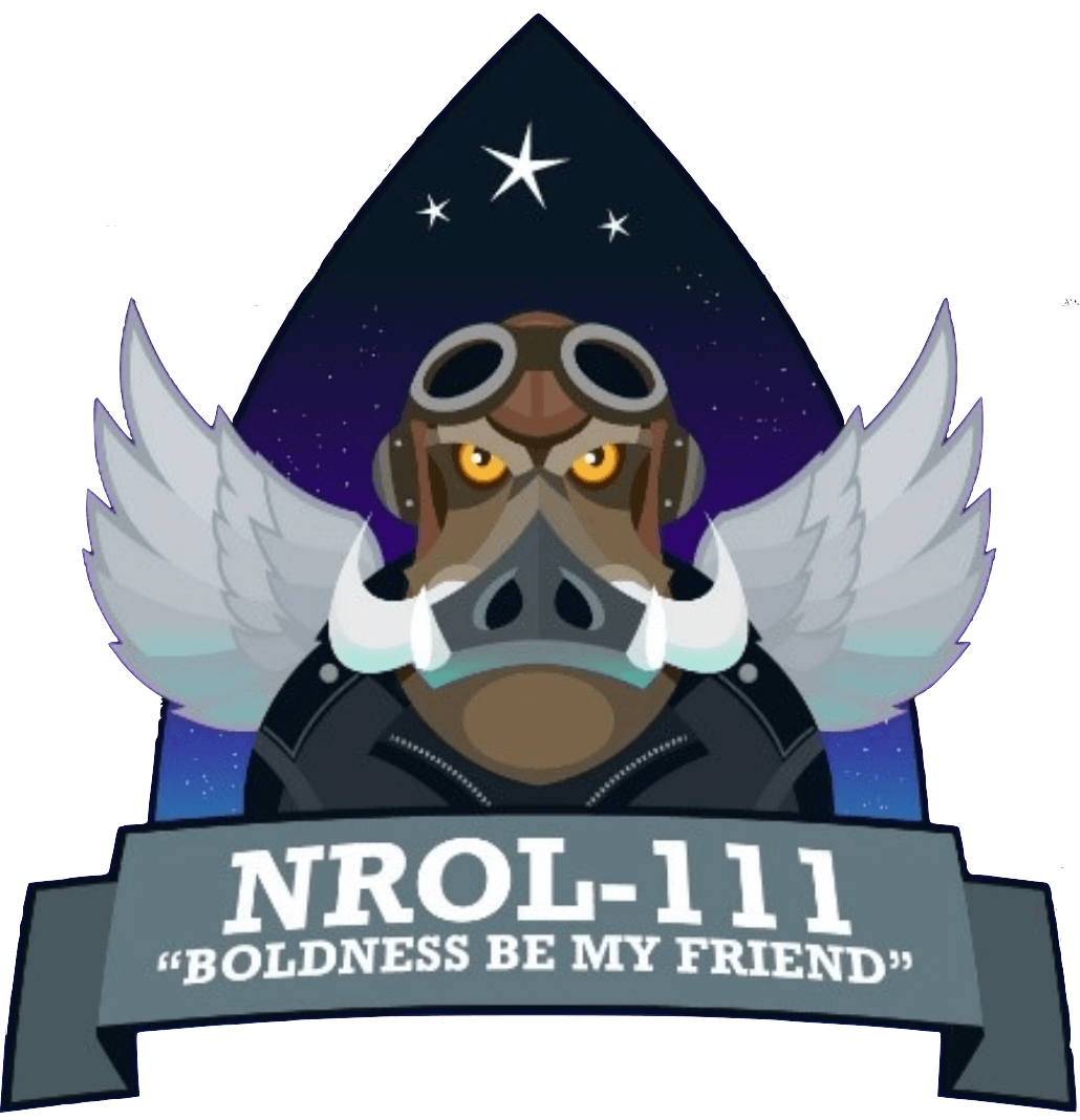 Mission patch for NROL-111