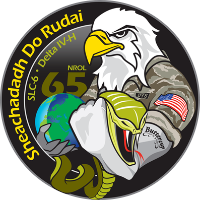 Mission patch for NROL-65 (USA-245 / KH-11)