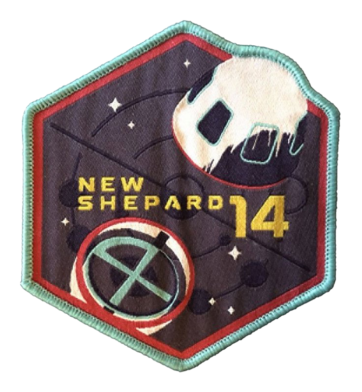 Mission patch for NS-14