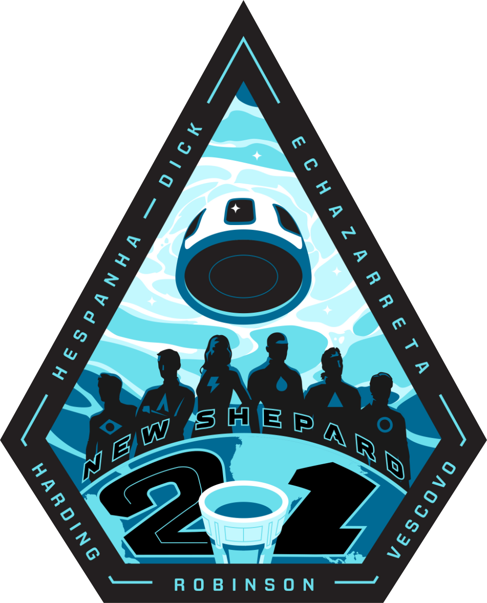 Mission patch for NS-21