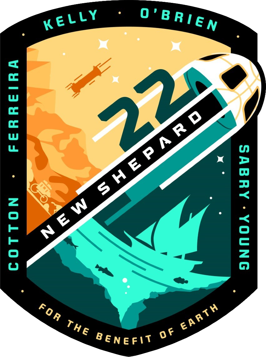 Mission patch for NS-22