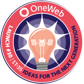 Mission patch for OneWeb 10