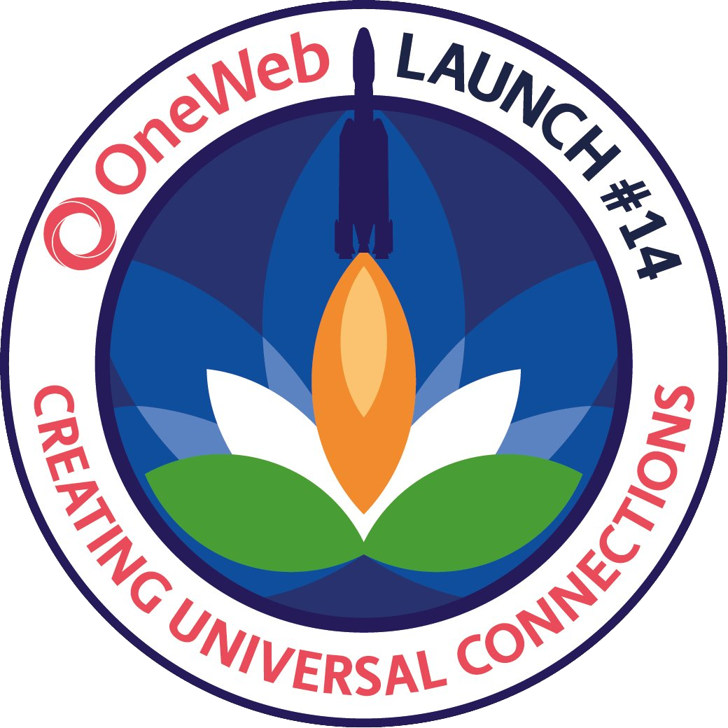 Mission patch for OneWeb 14