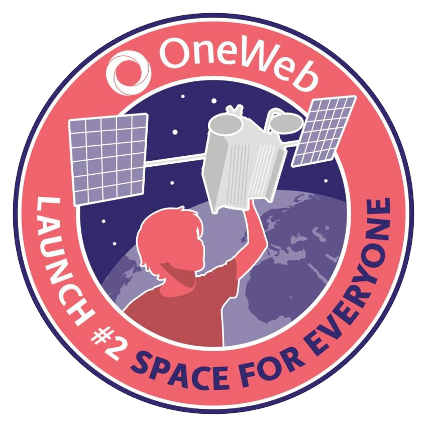 Mission patch for OneWeb 2