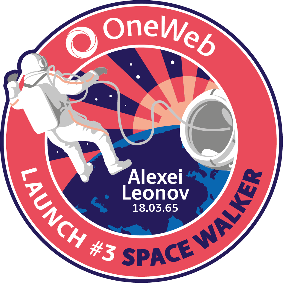 Mission patch for OneWeb 3