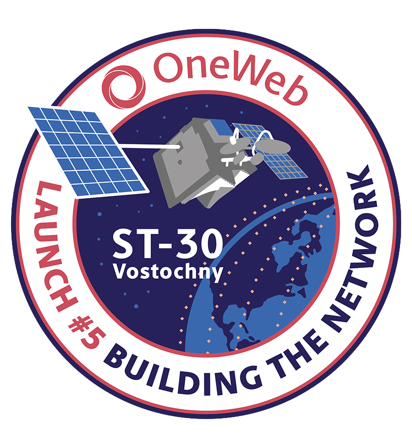 Mission patch for OneWeb 5