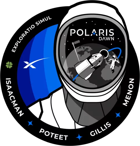 Mission patch for Polaris Dawn