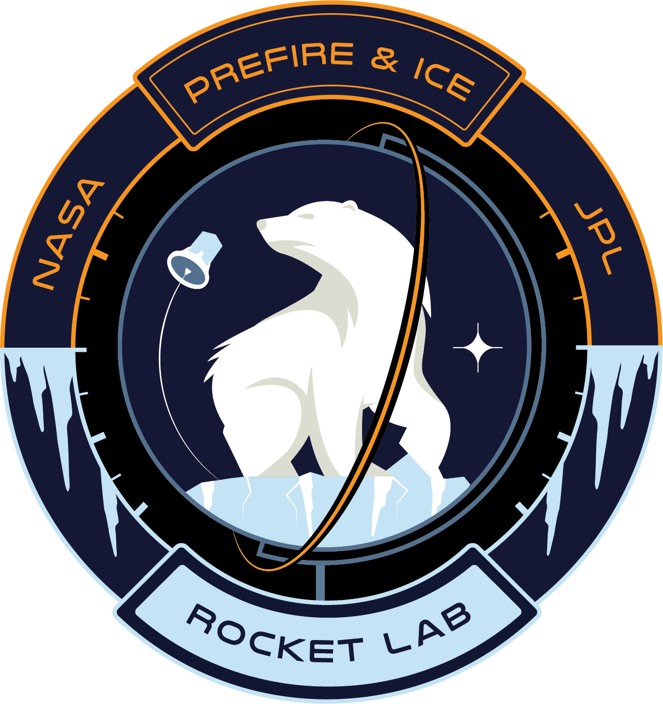 Mission patch Prefire and Ice