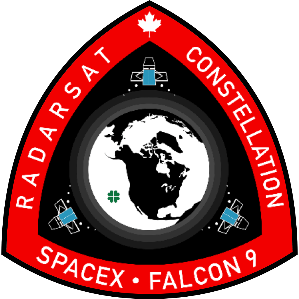 Mission patch for RADARSAT Constellation