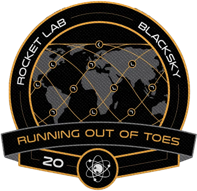 Mission patch for Running Out of Toes