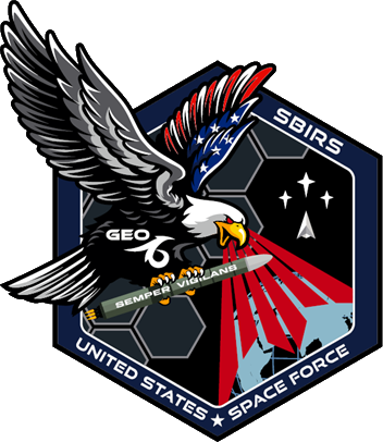 Mission patch for SBIRS GEO-6