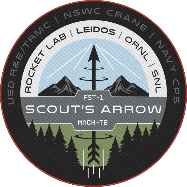 Mission patch for Scout's Arrow (DYNAMO-A)