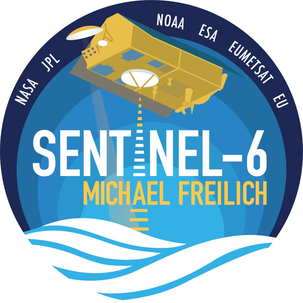 Mission patch for Sentinel-6 Michael Freilich (Sentinel-6A; Jason-CS)