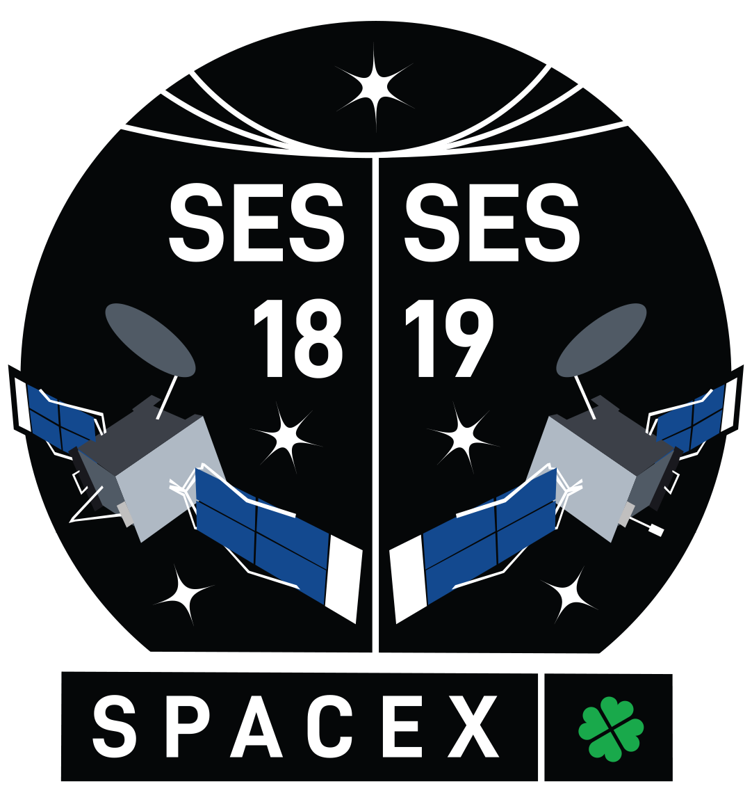 Mission patch for SES-18 & SES-19