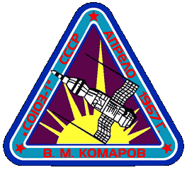 Mission patch for Soyuz 1