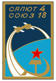 Mission patch for Soyuz 18